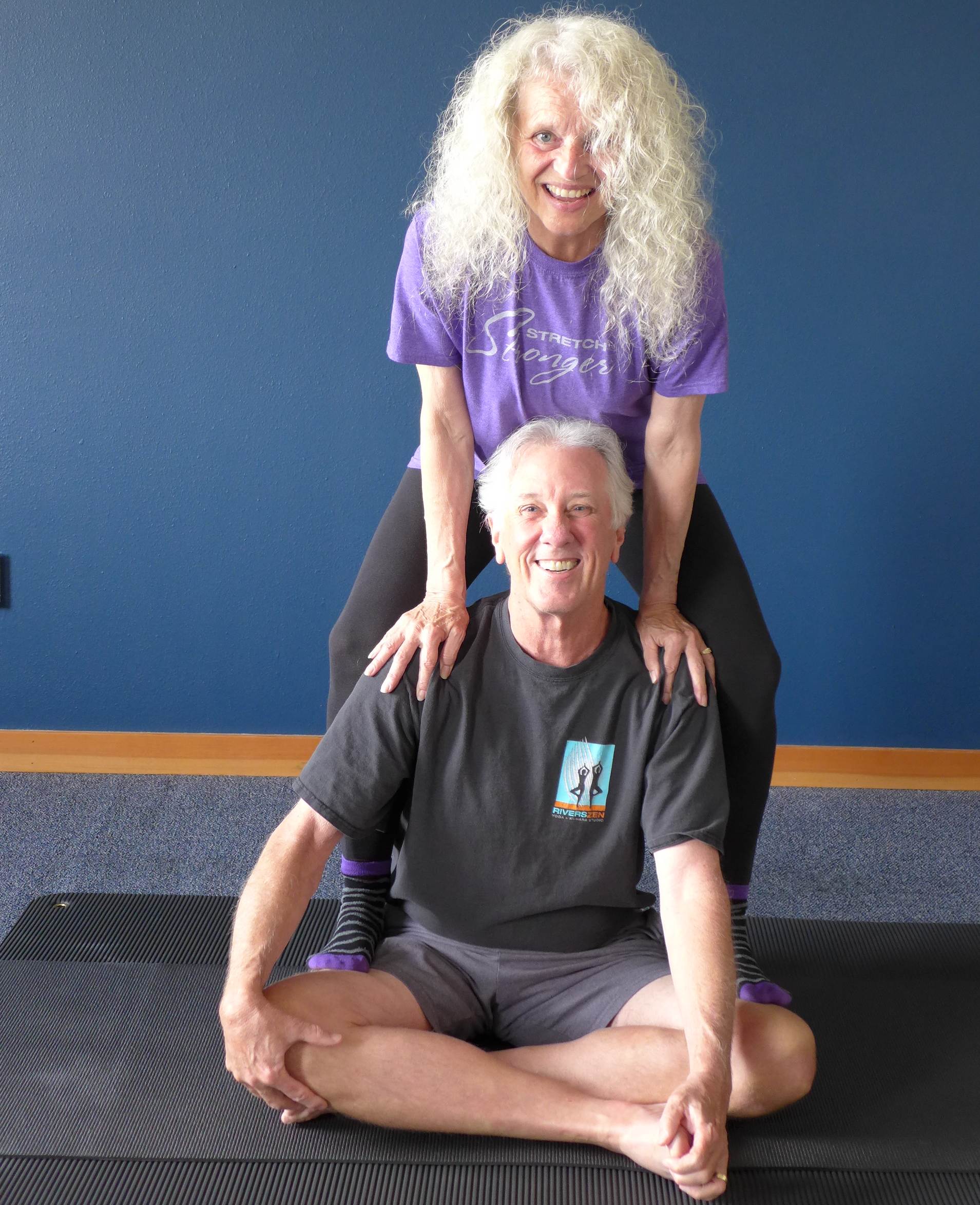 Dave and Peggy Stevens at RiversZen Fitness