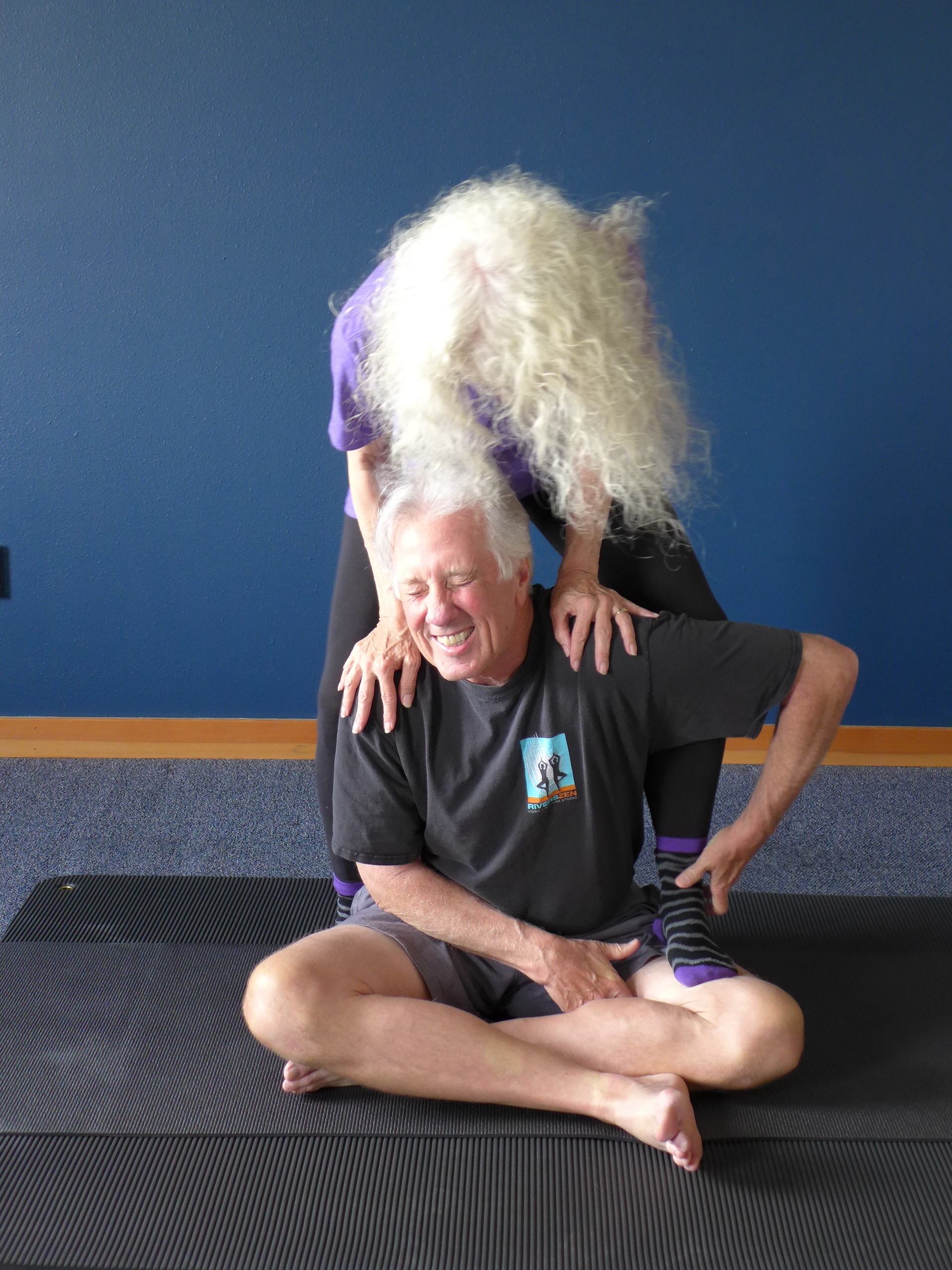 Dave and Peggy Stevens at RiversZen Fitness